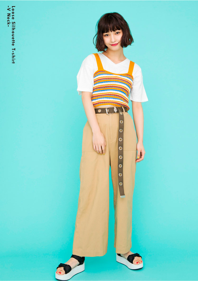 主役にも脇役にもなれる無地Tシャツは何枚あっても困らない!
