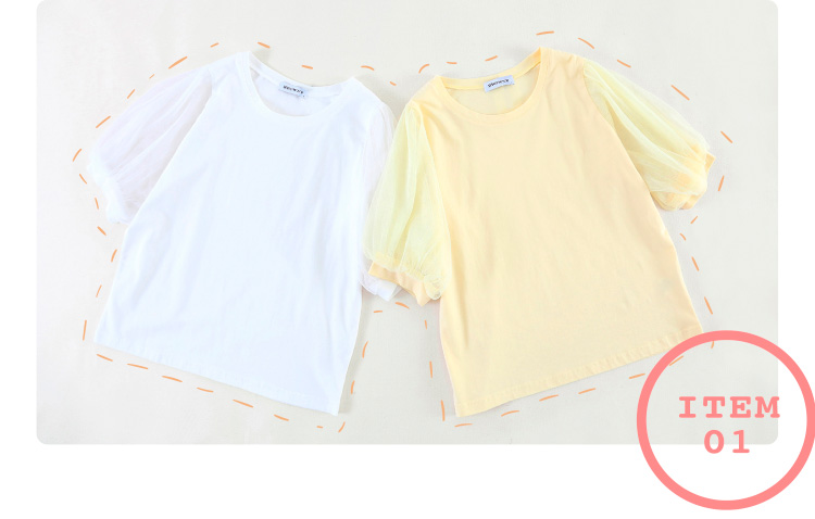 スリーブデザインTシャツで、“夏っぽかわいい”をGET♪