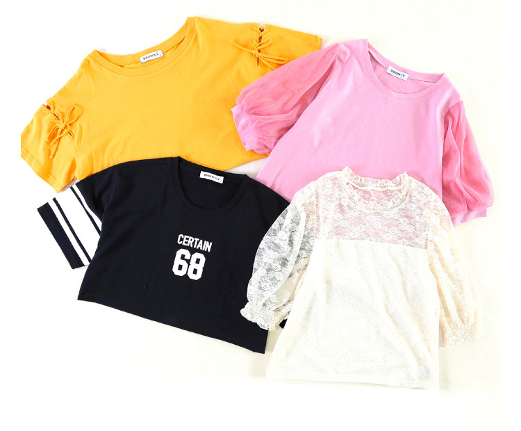 スリーブデザインTシャツで、“夏っぽかわいい”をGET♪